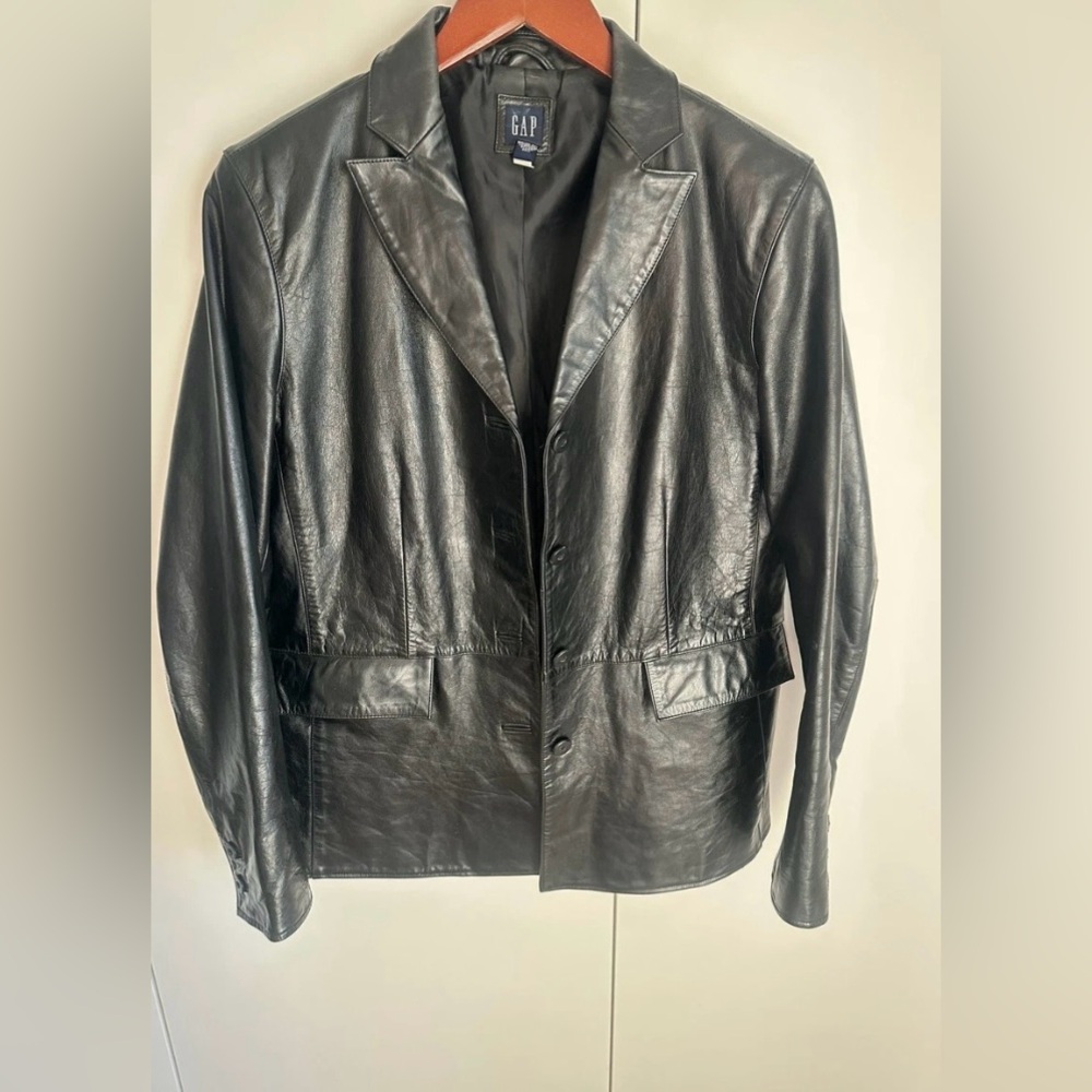 Vintage GAP leather blazer